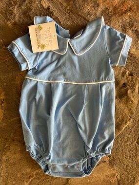 Trotter street kids blue Piped Baby Bubble